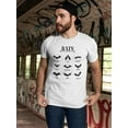 thumbnail image 2 of Bats Men T-Shirt, Male Medium, 2 of 4