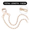 thumbnail image 2 of Correa de cadena para bolso, correa de cadena plana de cuero, cadenas para bolso, asas para bolso, correa de repuesto para hombro y cuerpo cruzado, 2 of 5