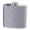 Silver, variant on Stainless Steel With Colorful Glitter Hip Flask - Stores 6 OuncesPink7oz