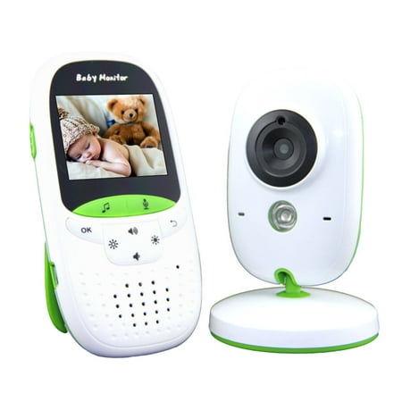 2.0 Inch LCD Display Wireless Digital Audio Video Baby Monitor With Security Camera Two Way Talkback System Night Vision IR Temperature Sensor with US