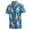 Flower Blue MP008, variant on Mens Polo Shirt Short Sleeve Floral Golf Shirt Dry Fit Printed Performance Moisture Wicking Collared Polo Shirt Flamingo Blue MPO04 L
