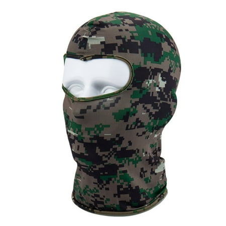 Women/Men Camo Face Cover Soft Breathable Elastic Sun Protection Dustproof Windproof Balaclava Face Mask for Running Riding Cycling