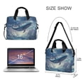 thumbnail image 3 of FORMRS 16" Laptop Bag Carrying Sleeve Case with Handle Travel Shoulder Briefcase, Night Floating Whale, 3 of 8