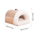thumbnail image 3 of Dog House under $5! CQCYD Foldable Soft Dog House Bed, Warm Pet Kennel for Cats and Dogs, Cozy Semi Enclosed Pet Cave, 3 of 7