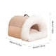 thumbnail image 3 of Caseta Semicerrada para Perro con Asa | Perrera Acogedora con Base Antideslizante para Gatos y Perros | Cueva de Peluche Autocalentable y Relajante | Refugio Portátil y Acogedor para Mascotas En Invi, 3 of 6