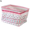 thumbnail image 1 of Multi-Purpose Cotton Flax Storage Bin with Handle for Organizing Your Home or Office, 1 of 8