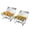 Silver, variant on Chafing Dish Buffet Set, 8 Qt Stainless Steel Chafer Buffet Servers and Warmers Sets with Lid Folding Frame, Rectangular Chafing Dishes for Parties, Weddings, Catering Events