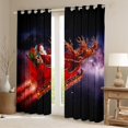 thumbnail image 2 of Castle Fairy Cute Santa Claus Deer Black Out Curtains for Teens Girls Boys,Merry Christmas Curtains Pack Of 2 (42X63 Each),Happy New Year Bedroom Curtains,Ultra Soft Home Decor, 2 of 6