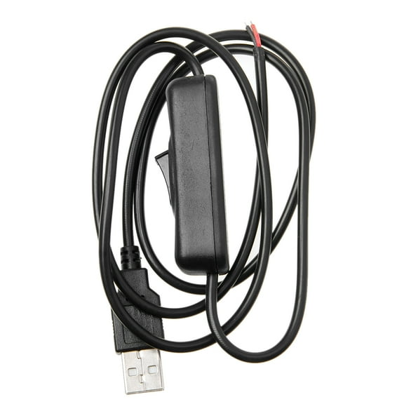1M/3.3ft USB 2.0 Male Plug 2pin Wire DIY Pigtail Cable 5V USB Power Cable