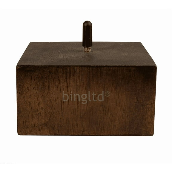 BingLTD - 2 5/8" Dark Oak Square Sofa Legs - Set of 4 (ST336-202)