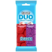 Ice Breakers Duo Fruit & Cool Strawberry & Raspberry Flavor Mint, 1.3 Oz., 2 Count