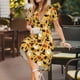 thumbnail image 3 of Easygdp Halloween Ghost Pumpkin para Vestido Transpirable de Mujer, Vestido Suelto de Manga Corta con Pliegues y Bolsillos para el Verano, 3 of 6