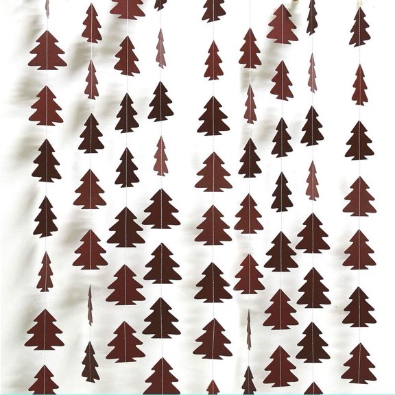 Cheerland 3-Piece Gradient Brown Christmas Tree Garland, 39 ft