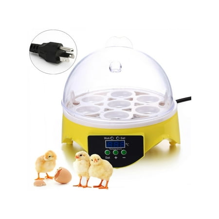 7 Clear Egg Incubator Hatcher Automatic Egg Turning Temperature Contro