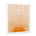 thumbnail image 3 of Designart Orange Sun Print III Framed Wall Art, 3 of 4