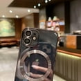 thumbnail image 3 of for iPhone 12 Mini Case Magnetic Clear with Camera Lens Protector Full Protection MagSafe Electroplated Luxury Silicone Shockproof Protective Case Cover 5.4 Inch - Black, 3 of 11