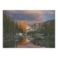 thumbnail image 2 of Rocky Mountain National Park, Colorado, Dream Lake Sunset (1000 Piece Puzzle, Size 19x27, Challenging Jigsaw Puzzle for Adults and Family, Made in USA), 2 of 4