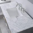 thumbnail image 4 of Isla 48" Marble Countertop Single Vanity w/Mirror Gray, 4 of 9