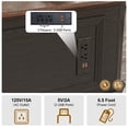 thumbnail image 6 of ANPOO 40" Farmhouse Lift Top Coffee Table with Charging Station, Square Wood Center Table with Large Hidden Storage Compartment for Living Room, 6 of 7