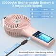 thumbnail image 4 of Ventilador nebulizador portátil COMLIFE de 3000 mAh, recargable, 4 of 7