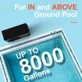 thumbnail image 2 of LTMATE Smart Inverter Pool Heat Pump, 30000BTU, WiFi Enabled, Corrosion-Resistant Titanium for Saltwater Pools, 2 of 10