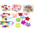 thumbnail image 2 of U8MO Craft DIY Mixed Colour Transparent Acrylic Star Charm Beads 11mm-28mm-50Pcs 20mm Faceted, 2 of 7