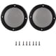 thumbnail image 1 of 2 uds. Cubierta de altavoz de Audio de 4 pulgadas cubierta protectora circular decorativa de malla metálica (negro + negro), 1 of 8