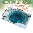 thumbnail image 3 of 40*60Cm 3D Visual Floor Mat - 3, 3D Stereo Pond Diatomaceous Earth Rug Entryway Non Absorbent Mat Bathroom/Kitchen Oil Proof Foot Mat Realistic Decor Mat, 1 Rug, 3 of 4