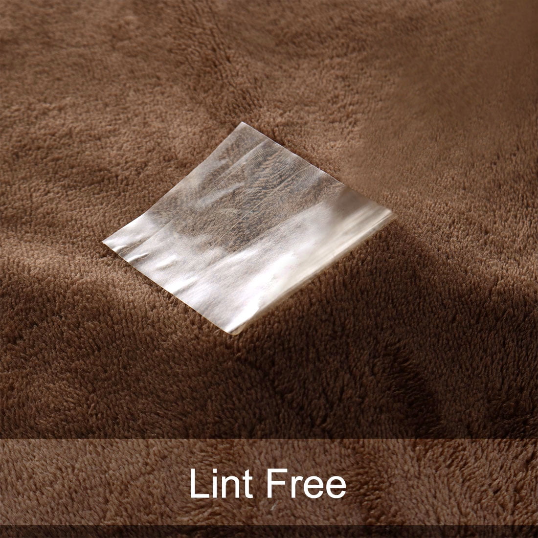 PiccoCasa 1 Pcs Home Warm Soft Microplush Fleece Solid Throw Blanket Chocolate Color 70" x 78"