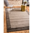 thumbnail image 1 of Unique Loom Del Mar Zone de Collection Tapis-Transitionnel Inspiré avec un Design Contemporain Moderne, 8' 0 x 11' 4 Rectangulaire, Brun Clair/beige, 1 of 2