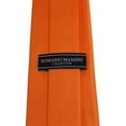 thumbnail image 2 of Solid Orange Skinny Men's Necktie, 2 of 5