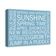 thumbnail image 2 of Creative Products Blue Spring Sayings 20 x 16 Canvas Wall Art, 2 of 5