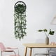thumbnail image 4 of Plantas colgantes artificiales en macetas Plantas de pared Vides de eucalipto Plantas en macetas para el exterior de la casa Puerta de entrada Olla Redonda, 4 of 8