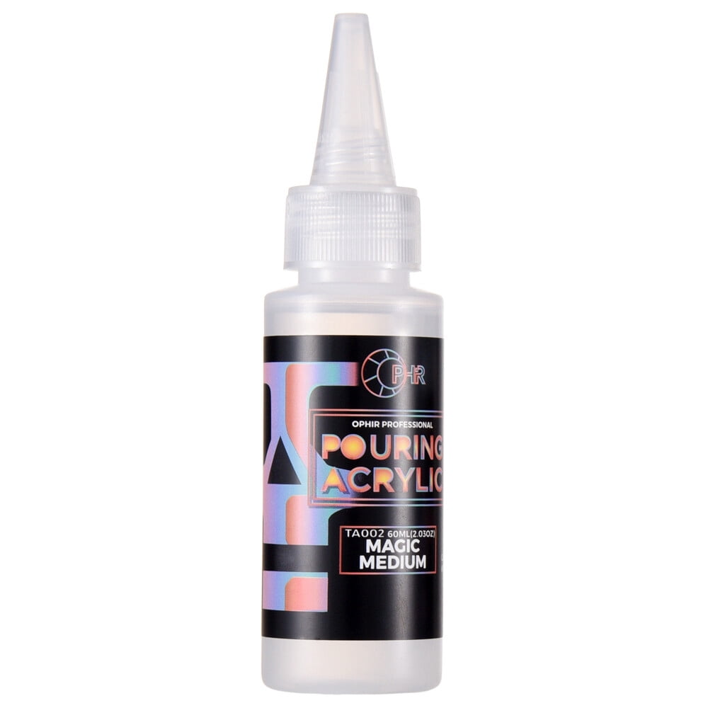 OPHIR 36 Color Pouring Acrylic Paint Set 100ML/Bottle w Magic Medium & Varnish