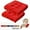 Red, variant on Bxaolu Square Chair Pad Pillow, Super Soft Floor Tatami Seat Cushion Thick Velvet Chair Pads Cushion for Kitchen Dining Office Chair (Blue,15.75"x15.75"x3.54")