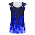 thumbnail image 4 of Débardeurs pour Femmes, Camisole Imprimée Sans Manches T-Shirt Ample, 4 of 4