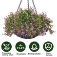thumbnail image 4 of 6PCS 14 Inch Round Hanging Basket Liners Fabric Hanging Plant Liners, 4 of 5