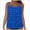 Y508-Blue, variant on Tankini Top for Women Twist Front Bandeau Swimsuit Tummy Control Bathing Suit Tops Only No Bottom (Y508-Mint Green,XXL)