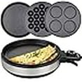thumbnail image 3 of CucinaPro Multi Baker Deluxe- Baking Made Easy- Electric Appliance with Temp Control, 3 Interchangeable Skillets for Grilling Baking or Dessert Making- Grilled Cheese Omelets Pizza, Cake Pops, Gift, 3 of 4