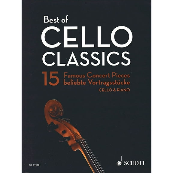 Schott Best of Cello Classics - 15 Famous Concert Pieces String Series Softcover