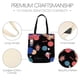 thumbnail image 3 of Bolsa de lona Desiderio para mujer, bolsa de mano con cremallera, bolsa de mano, bolsas reutilizables para comestibles, bolsas para libros, 3 of 5