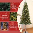 thumbnail image 4 of Qinaqin 6ft Prelit Artificial Christmas Tree con Lights y Soporte Metálico, 4 of 7