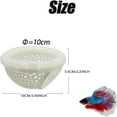 thumbnail image 3 of Betta Fish Tank Accessories - 3.9"*2.2"Creative Floating Aquarium Accessory, Hollow Design, Not Accumulate Dirt,Fish's Exclusive Resting Place, Add Fun and Viewing Value, 3 of 8