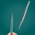 thumbnail image 4 of Beauty Salon Tweezers For Blackheads, High Hard Stainless Steel Blackhead Removal Kit,Precision Slant & Pointed Tips for Makeup Home Kits (1Set-A), 4 of 5