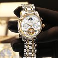 thumbnail image 5 of OLEVS Automatic Watches for Mens Skeleton Mechanical Self Winding Chronograph Calendar Classic Dress Moon Phase Multifunction Mens Wrist Watches Luminous Waterproof Stainless Steel Reloj Para Hombre, 5 of 14