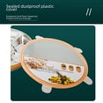 thumbnail image 3 of Plato de compartimento de lonchera aislada de acero inoxidable con compartimento engrosado, lonchera sellada, plato de comida rápida para comedor escolar, 3 of 5