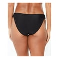 thumbnail image 2 of BAR III Women's Black Stretch Full Coverage Side Tab Shirred Hipster Swimsuit Bottom XL, 2 of 2