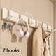 thumbnail image 3 of Gancho invisible para puerta de baño detrás del gancho para ropa plegable percha plegable para ropa, 3 of 8