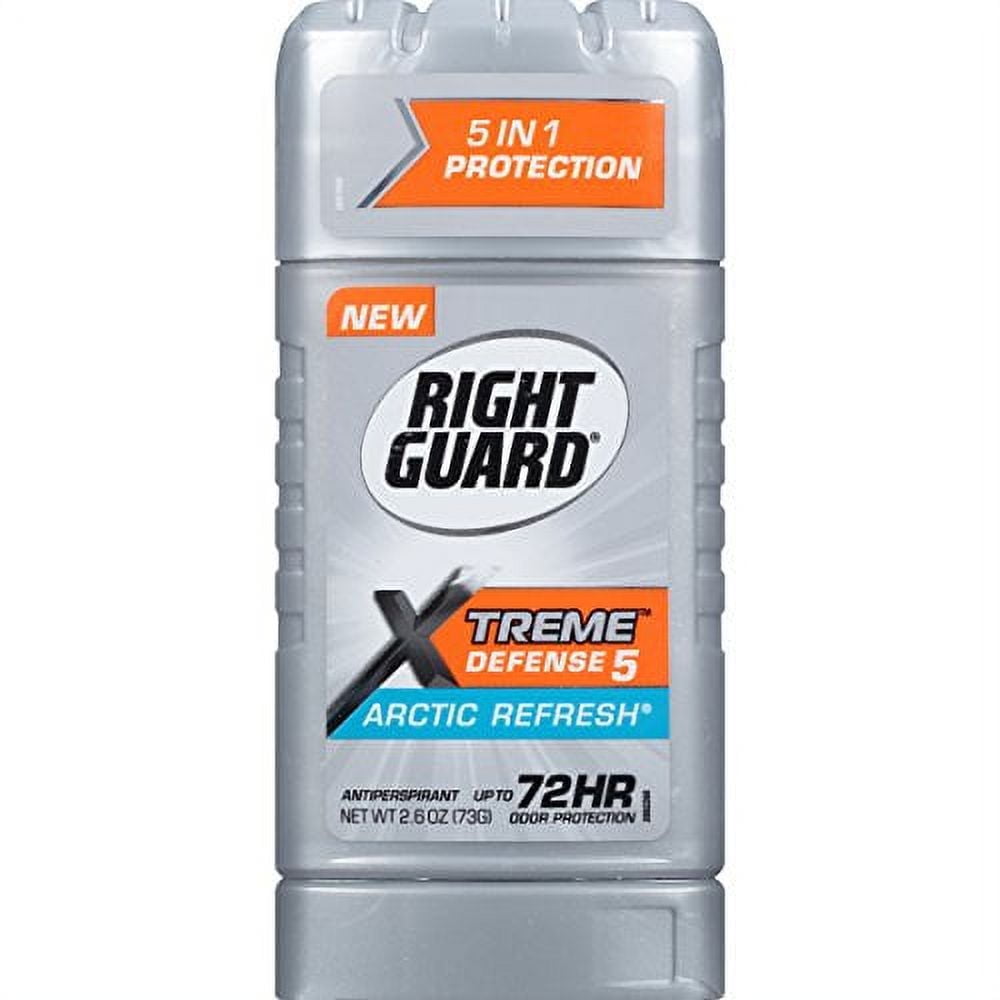 Right Guard Xtreme Antiperspirant/Deodorant Invisible Solid Arctic Refresh 2.6 oz (Pack of 6)
