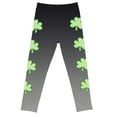 thumbnail image 3 of Tiijoy Girls St. Patrick's Day Leggings Kids Stretch Athletic Tights, Sizes 1-12, 3 of 4